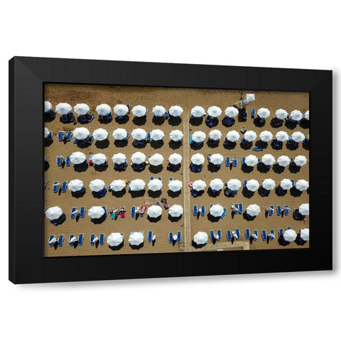 Aumitcanan - Summer Black Modern Wood Framed Art Print by 1x