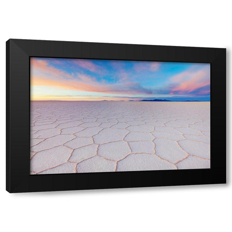Tenderness Black Modern Wood Framed Art Print with Double Matting by Gibiskys
