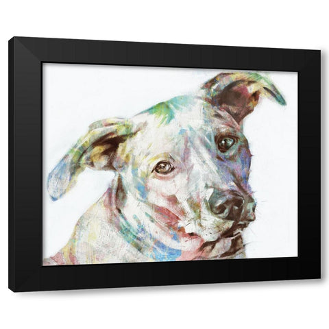 Ridgeback Black Modern Wood Framed Art Print with Double Matting by Droug, Anya
