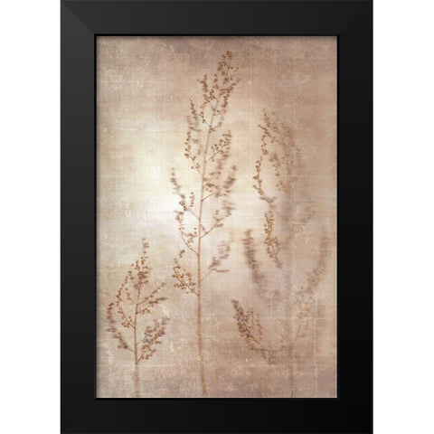 Delicate I Black Modern Wood Framed Art Print by YK Studios
