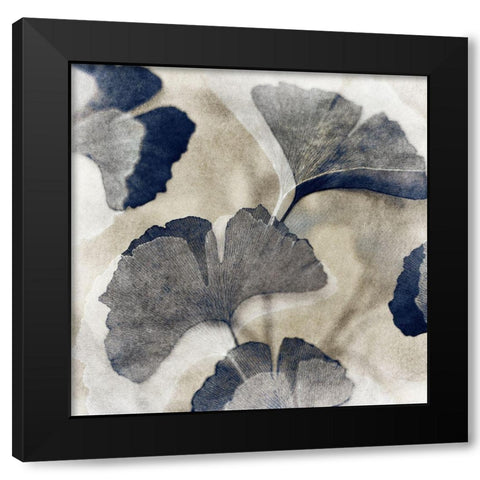 Blooming I Black Modern Wood Framed Art Print by YK Studios