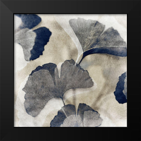 Blooming I Black Modern Wood Framed Art Print by YK Studios