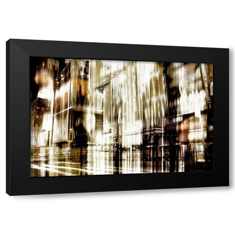 Intentions I Black Modern Wood Framed Art Print by YK Studios