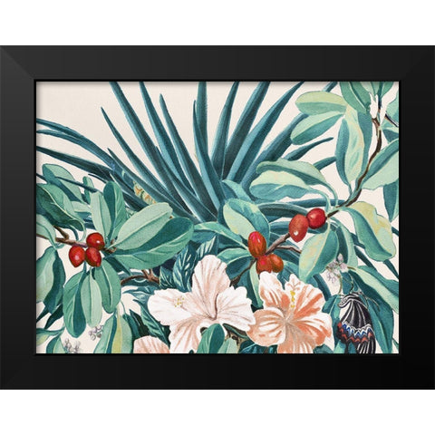 Tropical Heat  Black Modern Wood Framed Art Print by Earle, Cathy