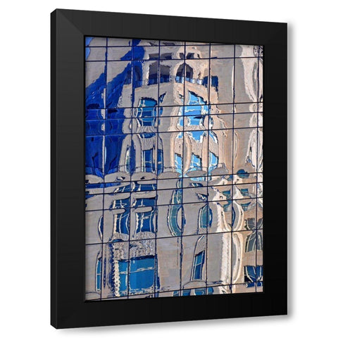 Stand In The Desert Sand Black Modern Wood Framed Art Print with Double Matting by Zumbalist, David
