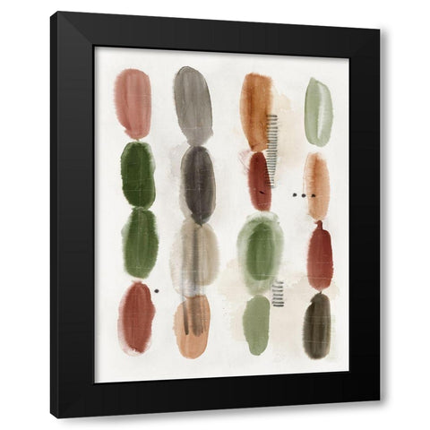 Stacked Pallets I  Black Modern Wood Framed Art Print with Double Matting by Hazel J