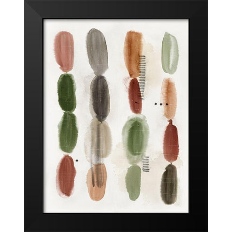 Stacked Pallets I  Black Modern Wood Framed Art Print by Hazel J