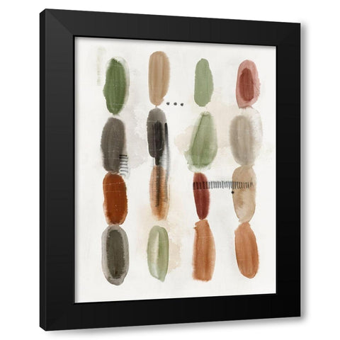 Stacked Pallets II  Black Modern Wood Framed Art Print by Hazel J