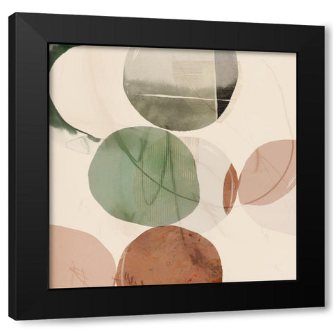 Swing II   Black Modern Wood Framed Art Print by Hazel J
