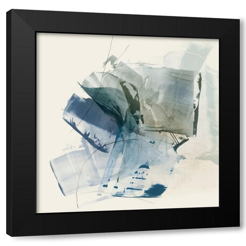Rhythmic Radiance I Black Modern Wood Framed Art Print by Hazel J