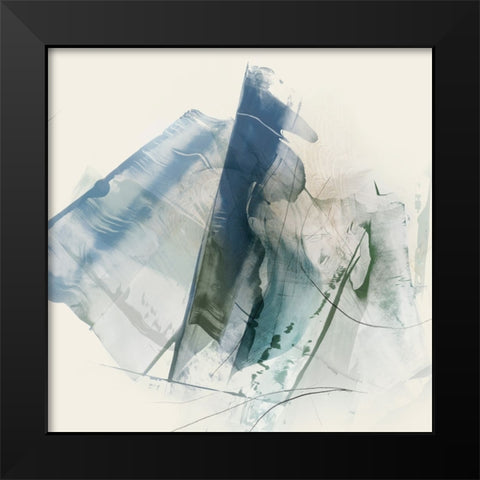 Rhythmic Radiance II Black Modern Wood Framed Art Print by Hazel J