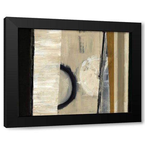 The Grey I Black Modern Wood Framed Art Print with Double Matting by Hoop, Fiona