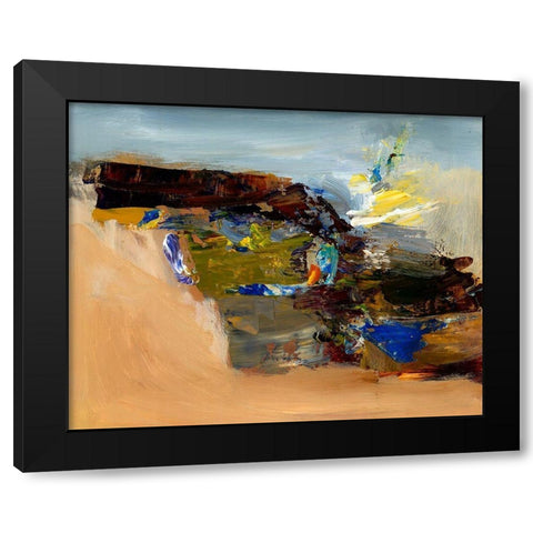 Remind Me Black Modern Wood Framed Art Print by Hoop, Fiona