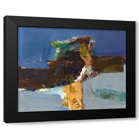 Growing by you Black Modern Wood Framed Art Print by Hoop, Fiona