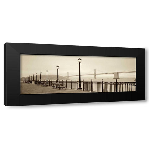 San Fran I Black Modern Wood Framed Art Print by Rezzonico, Carlo