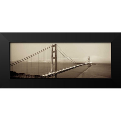 San Fran II Black Modern Wood Framed Art Print by Rezzonico, Carlo