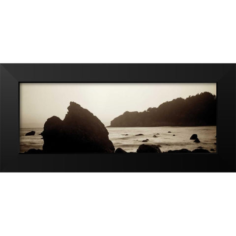 Blonde Summer Black Modern Wood Framed Art Print by Rezzonico, Carlo