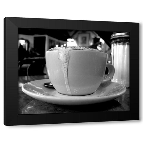 The Perfect Cup Black Modern Wood Framed Art Print by Amour, Scott