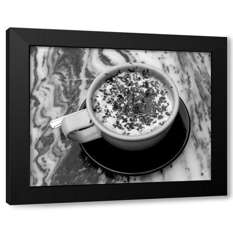 Con Ciccolata Black Modern Wood Framed Art Print by Amour, Scott