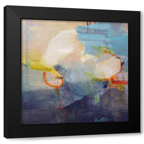Above the Clouds Black Modern Wood Framed Art Print by Alattar, Lina