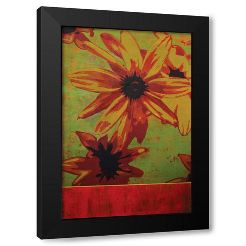 Summer Solstice Black Modern Wood Framed Art Print with Double Matting by Allen, Maura