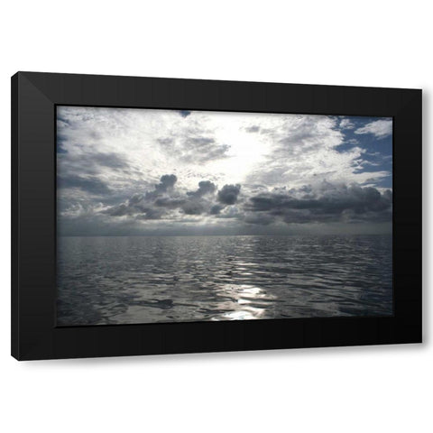 Atlantic Sunrise Black Modern Wood Framed Art Print by Anderson, Brent