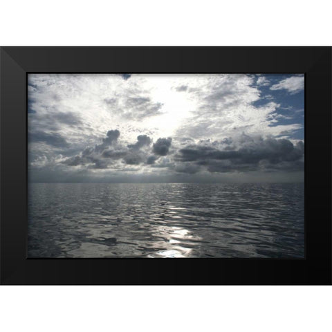 Atlantic Sunrise Black Modern Wood Framed Art Print by Anderson, Brent