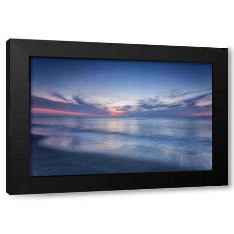 Atlantic Sunrise No. 7 Black Modern Wood Framed Art Print by Amoruso, Robert J.