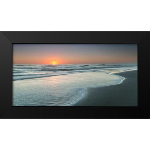 Atlantic Sunrise No. 8 Black Modern Wood Framed Art Print by Amoruso, Robert J.