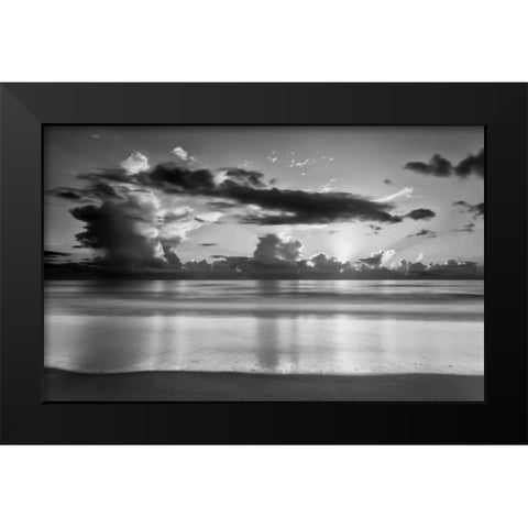 Atlantic Sunrise No. 19 Black Modern Wood Framed Art Print by Amoruso, Robert J.