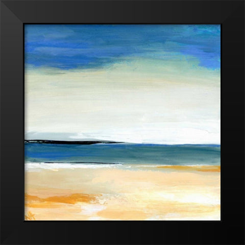 Seascape 2 Black Modern Wood Framed Art Print by Arden, Niki