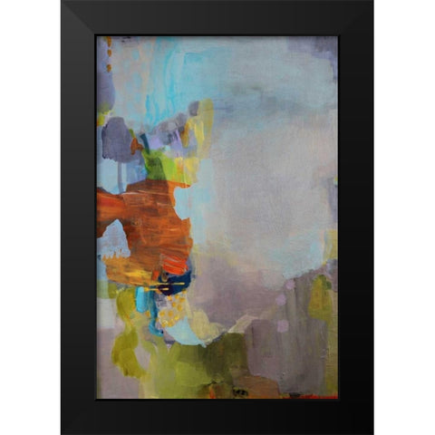By The Sea Black Modern Wood Framed Art Print by Alattar, Lina
