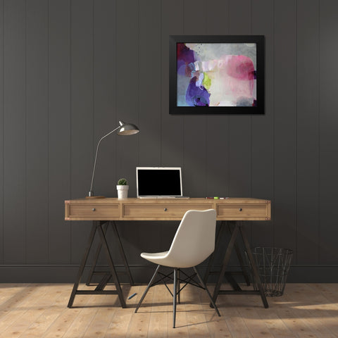 Echoes of Desire II Black Modern Wood Framed Art Print by Alattar, Lina