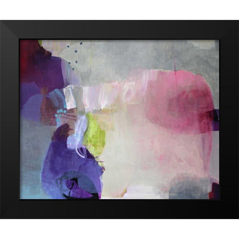 Echoes of Desire II Black Modern Wood Framed Art Print by Alattar, Lina