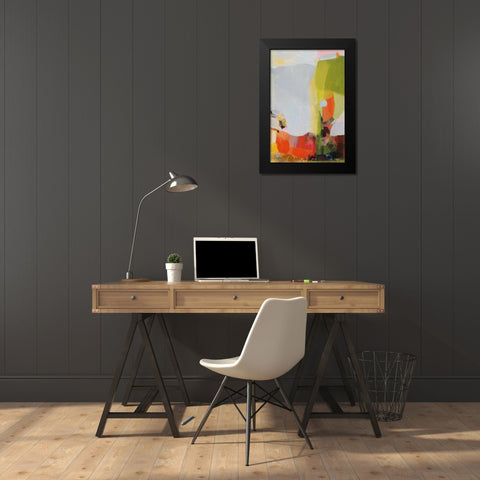 Gift of 65 Roses Black Modern Wood Framed Art Print by Alattar, Lina