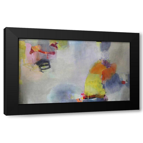 Rolling The Dice Black Modern Wood Framed Art Print by Alattar, Lina