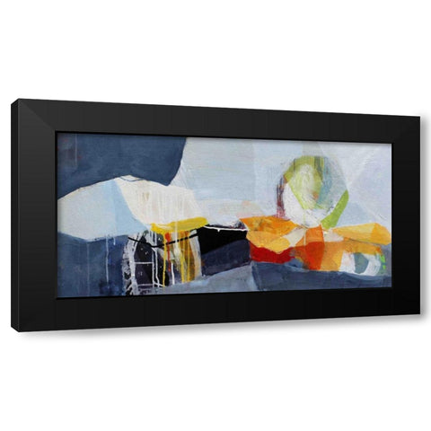 Story Teller Black Modern Wood Framed Art Print by Alattar, Lina