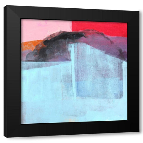 Hiding Places Black Modern Wood Framed Art Print with Double Matting by Alattar, Lina