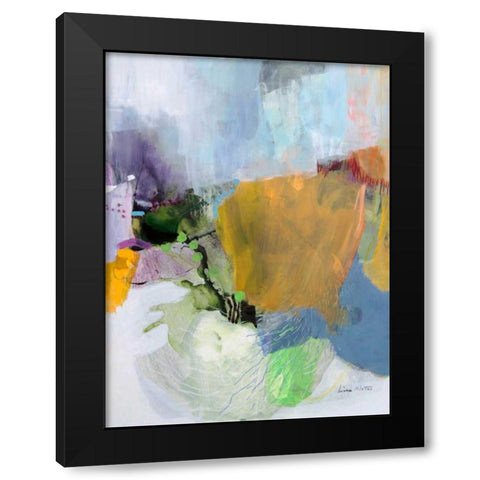 Where There Is Always More Black Modern Wood Framed Art Print by Alattar, Lina