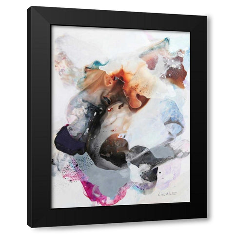 Without Intentions Black Modern Wood Framed Art Print by Alattar, Lina