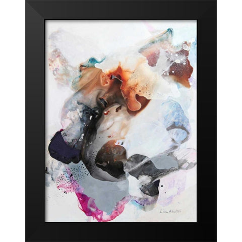 Without Intentions Black Modern Wood Framed Art Print by Alattar, Lina