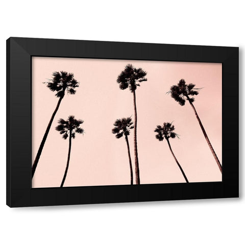 Palm Trees 1997 Copper Black Modern Wood Framed Art Print by Asla, Erik