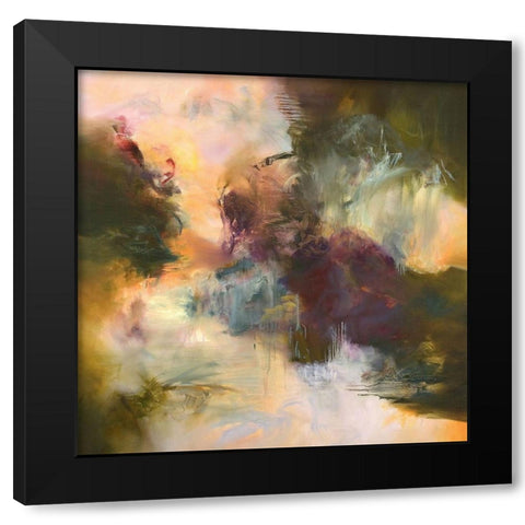Wanderlust Black Modern Wood Framed Art Print with Double Matting by Arana, Emilia