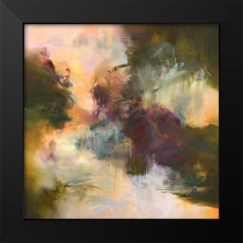 Wanderlust Black Modern Wood Framed Art Print by Arana, Emilia