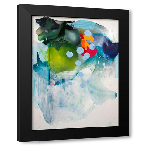 Mythical Spaces Black Modern Wood Framed Art Print by Alattar, Lina