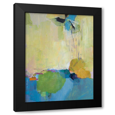 The Promise of Something Black Modern Wood Framed Art Print with Double Matting by Alattar, Lina