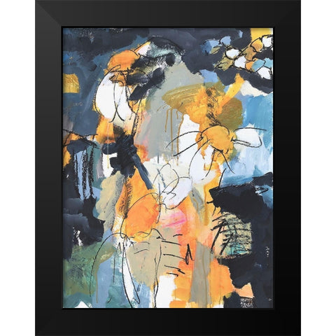 A Fine Summer Is Gone Black Modern Wood Framed Art Print by Anders, Per