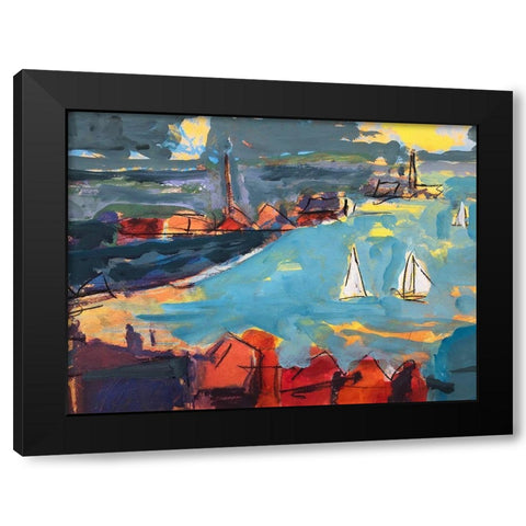 Homeward Bound Black Modern Wood Framed Art Print by Anders, Per