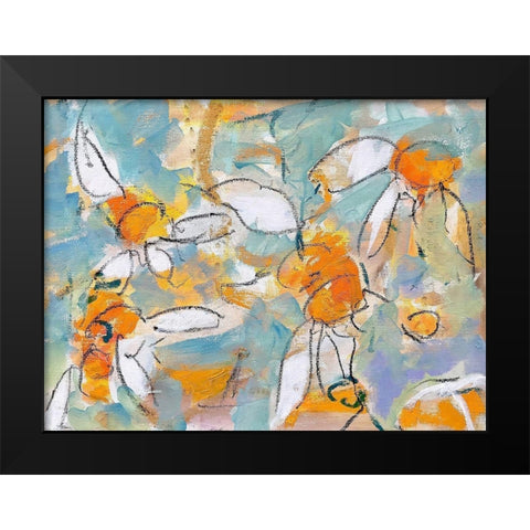 Summer Black Modern Wood Framed Art Print by Anders, Per