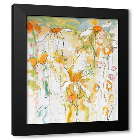 Sunshine Black Modern Wood Framed Art Print by Anders, Per